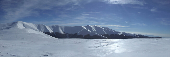 Sticker - wonderful winter mountains