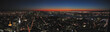 view on all the city by night from the  empire state building, n