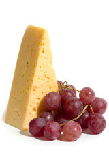 Wall Mural - cheese and grape