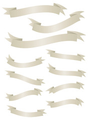 white banner set