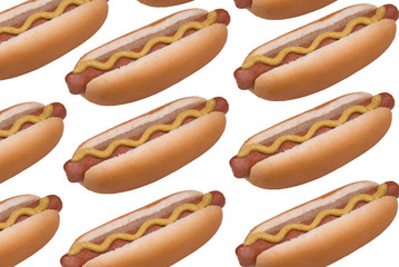 floating hot dogs