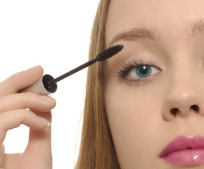 young woman makeup