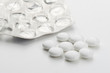 gebrauchte tablettenpackung mit tabletten