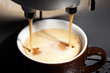 canvas print picture - kaffeemaschine mit tasse