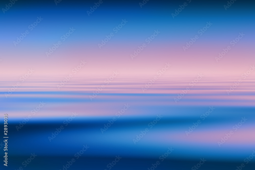 abstract blue water and pink sky background Stock Photo | Adobe Stock