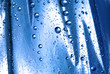 canvas print picture blue drops