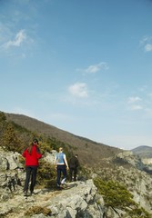 Wall Mural - people in hike