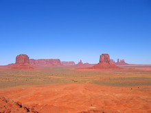 Deep View And Clear Athmosphere, Monument Valley National Park,
