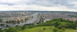large view on the city, rouen, france, panorama