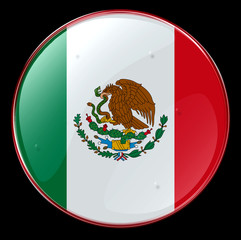 flag button mexico