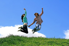 Jumping Couple