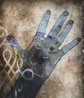 Leinwandbild Motiv chakra hands