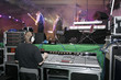 soundman at mixing desk
