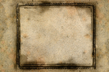 grunge border and background