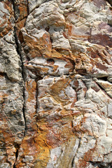 Wall Mural - natural beach rock close up background.