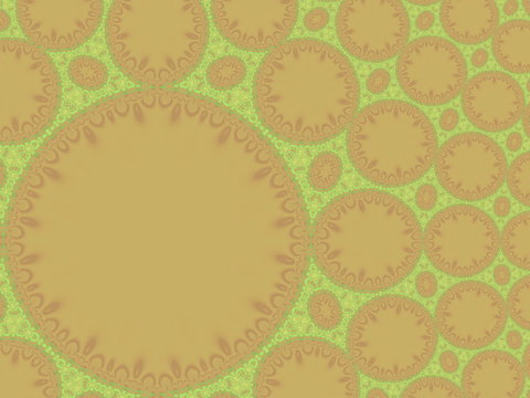 abstract background with brown circles