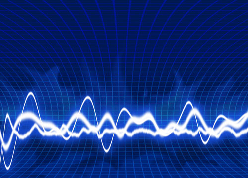 energy waves background