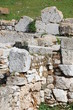 rocks, remains from the past around the acropolis