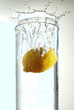 Leinwanddruck Bild lemon splash 04