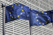 Leinwandbild Motiv drapeaux européens
