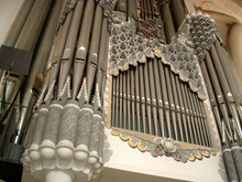 Orgelpfeifen In Einer Kirche