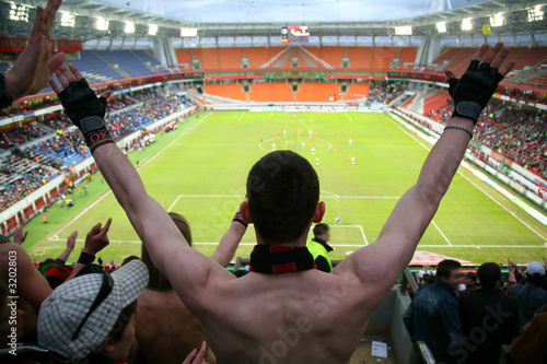 Naklejka na meble spectator on football