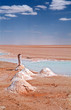 salt desert - chott el jerid - tunisia - africa
