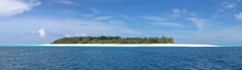 Blue See And White Sand Of The Mnemba Atoll, Zanzibar, Tanzania,