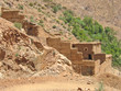 moroccan berber village in the brown mountains, setti fadma atla