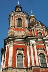 Wall Mural - russian red church