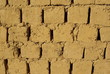 mur de briques de pisé