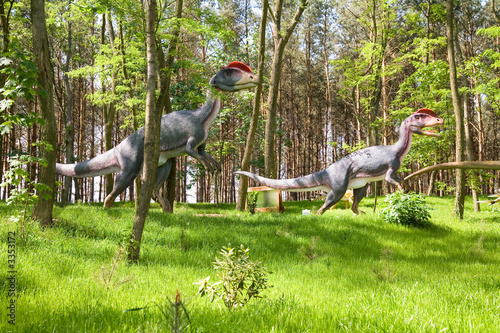 Board z aluminiowym obramowaniem Dilherosaurus wetherilli