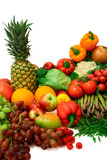 Fototapeta Kuchnia - vibrant vegetables and fruits