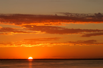 Sticker - beach sunset