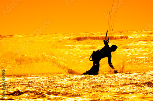 Fotoboard na płycie Kitesurfing