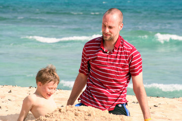 Poster - am strand