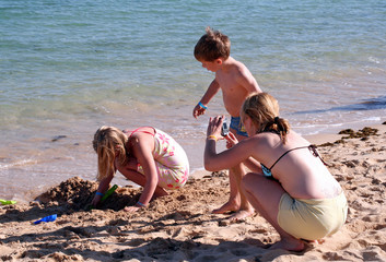 Poster - am strand