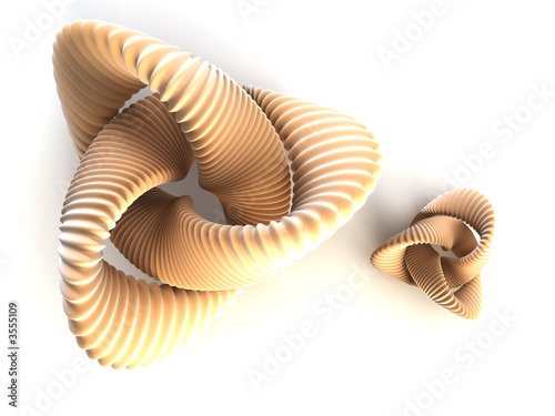 Obraz na płótnie canvas dwuczęściowy "dyptyk" Streszczenie renderowania 3d