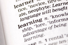 The Word Learning Written In A Thesaurus
