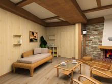  Spa Restroom Modern  Interior(3D Render)