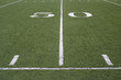 50 yard line on an American football field.