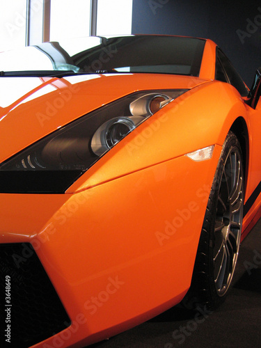 Papel de parede Metallic orange supercar