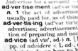 Advertising - Dictionary