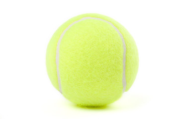 Wall Mural - tennis balls with white background