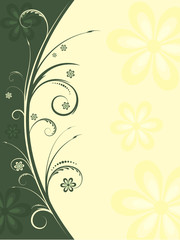 Wall Mural - Floral background