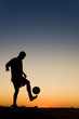 © Kavita - football at sunset
