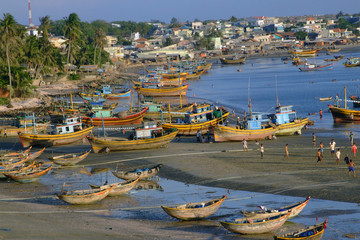 Wall Mural - Port de peche, Muine, Vietnam