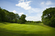 Golf Fairway In British Countryside