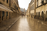 Fototapeta Uliczki - The Strada, Main Street in Dubrovnik