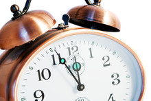 Metal Alarm Clock, Close-up